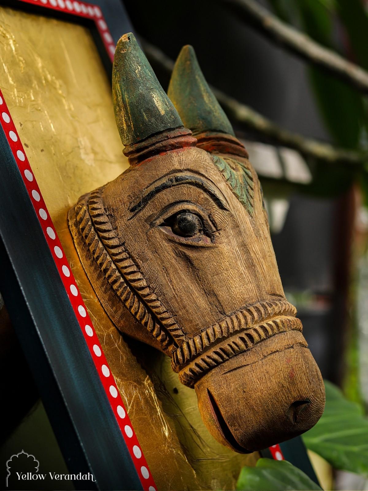 Antique Cow Head Wall Art