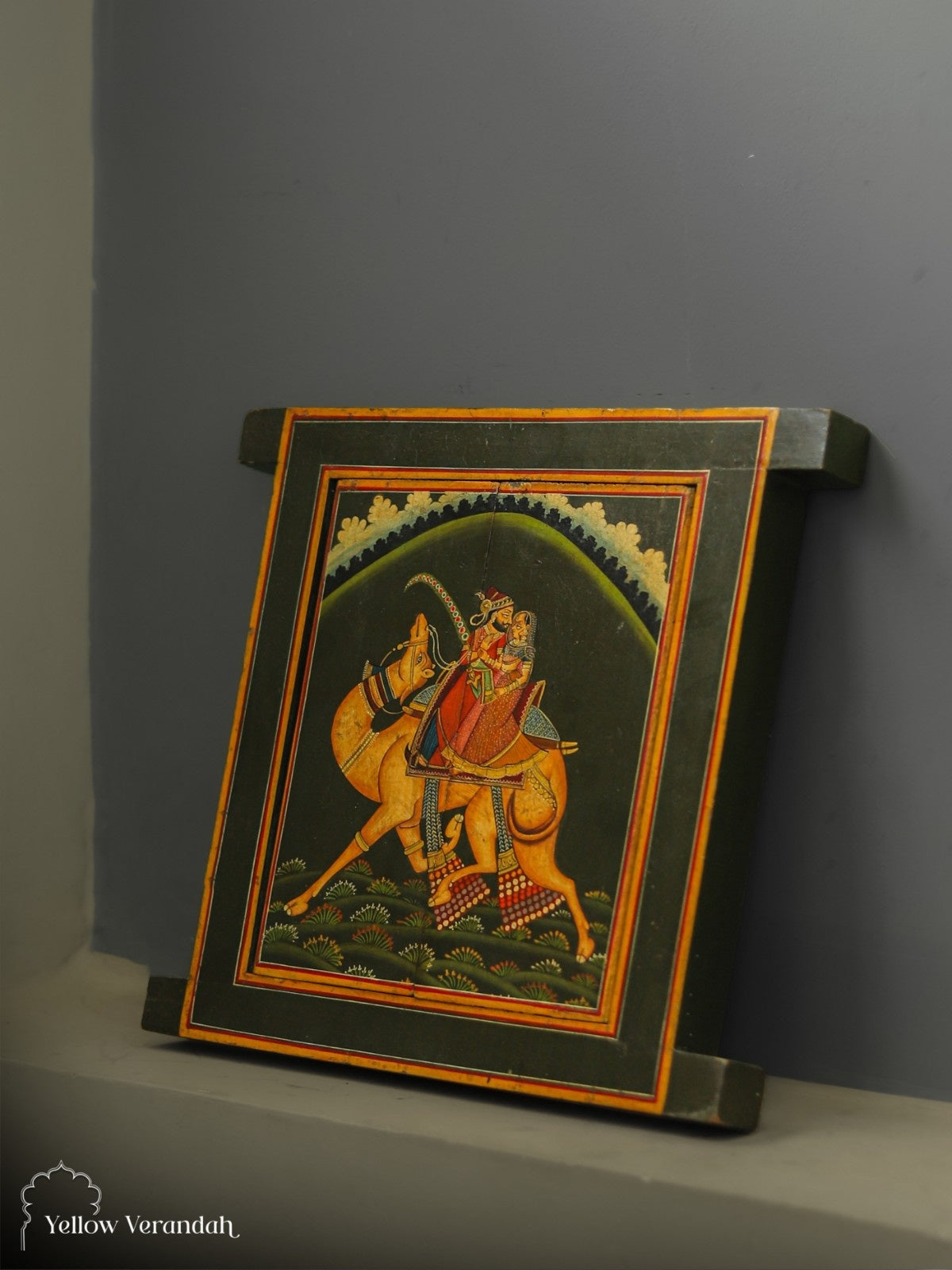 Pichwai Handpainted Wall Panel Window