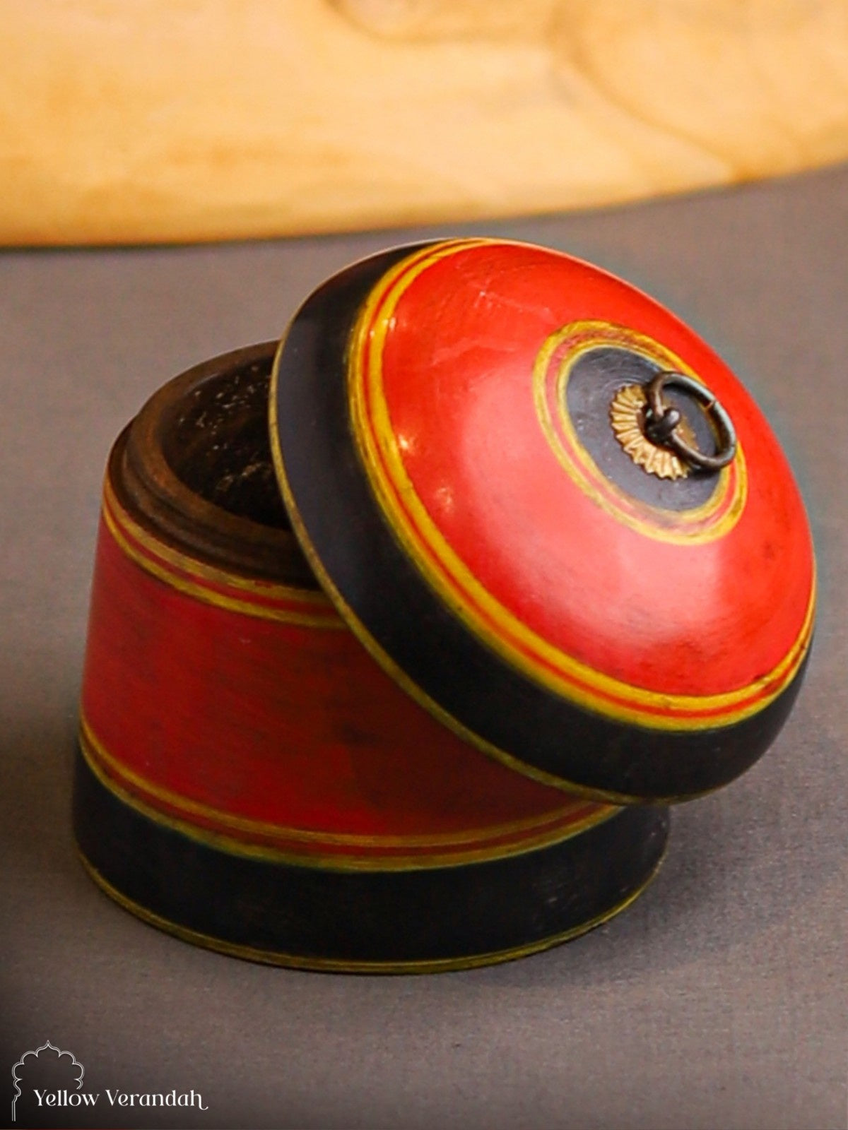 Vintage Wooden Trinket Box