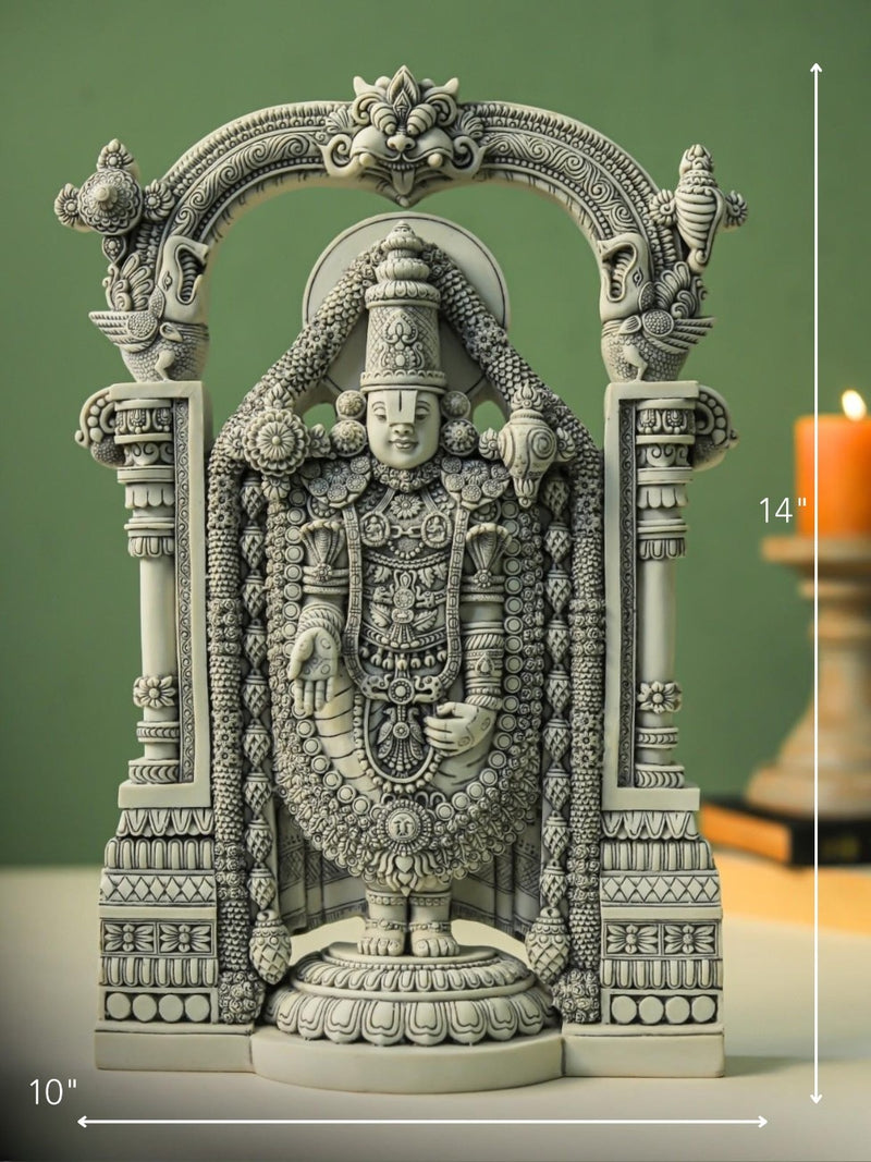 Sri Balaji Sculpture - Marble God Statue
