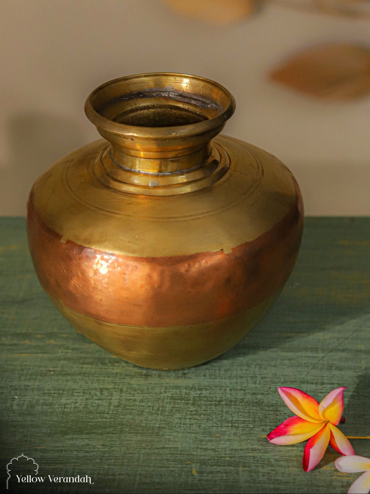 Vintage Brass Pot
