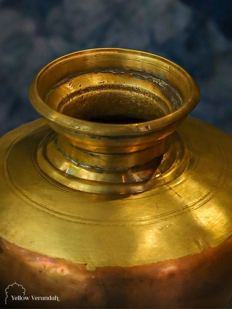 Vintage Brass Pot