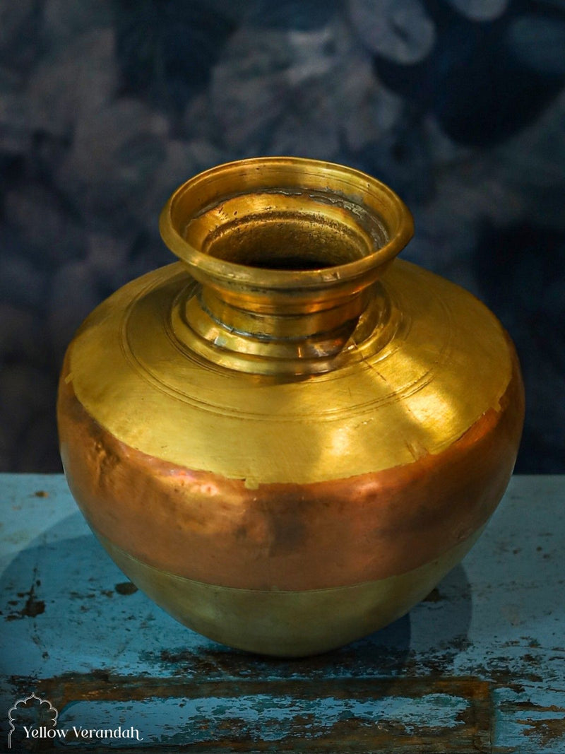 Vintage Brass Pot