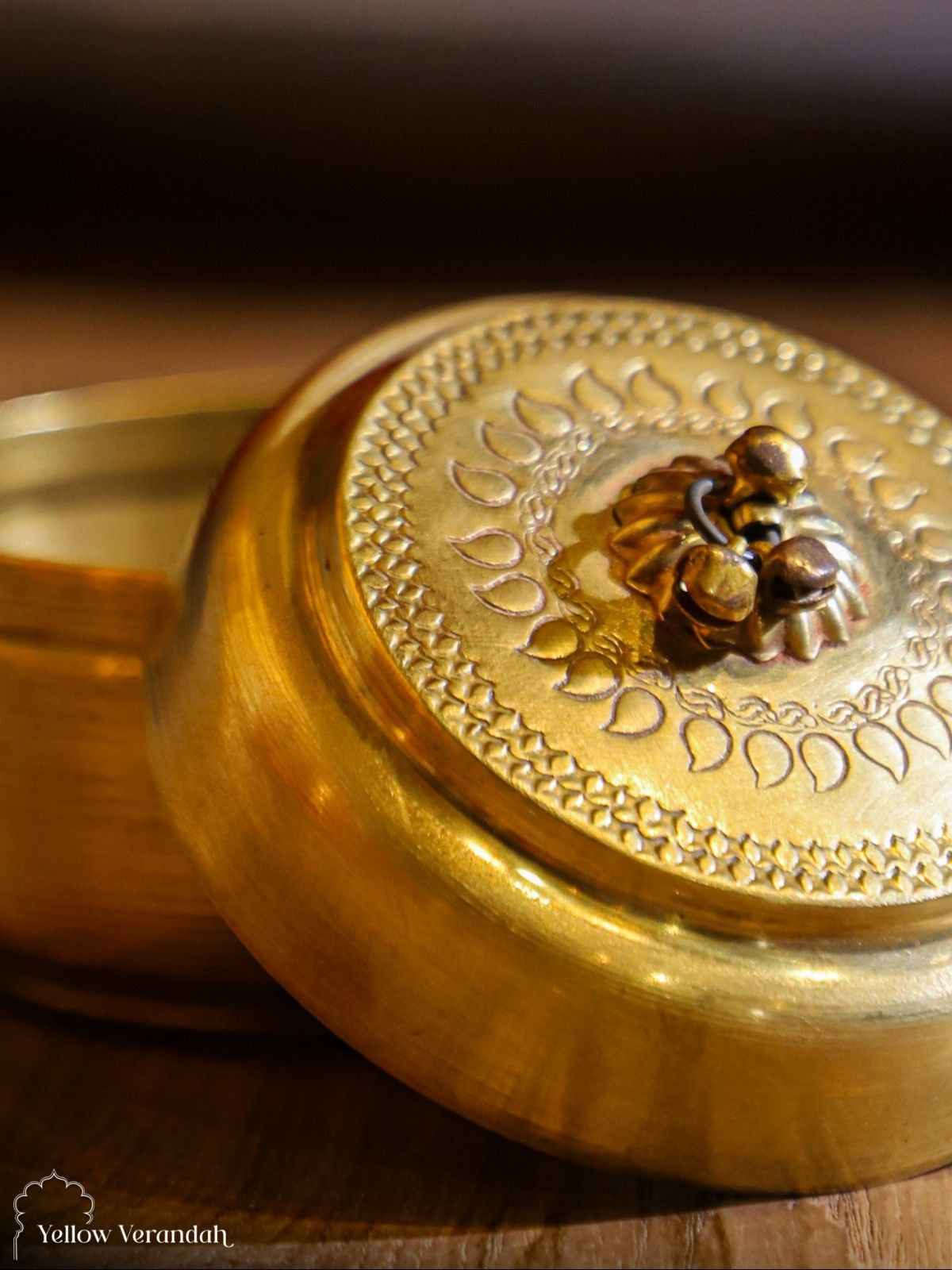 Vintage Brass Paan Box