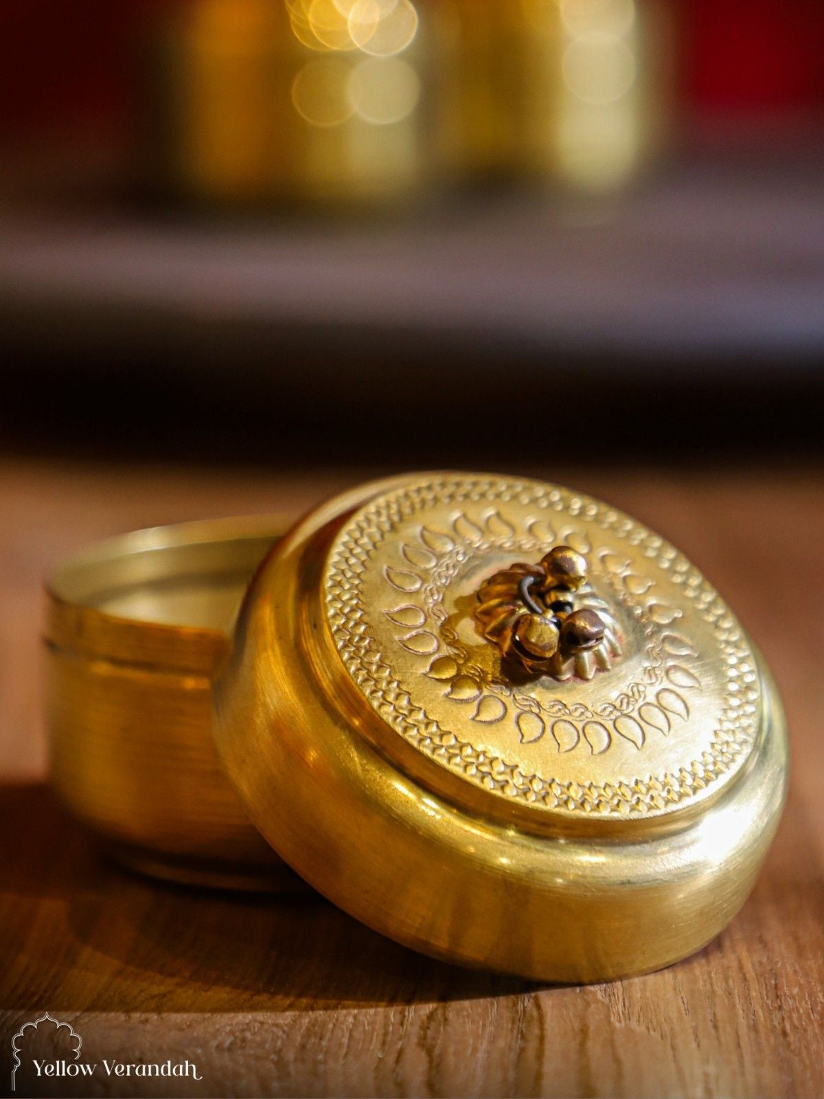 Vintage Brass Paan Box
