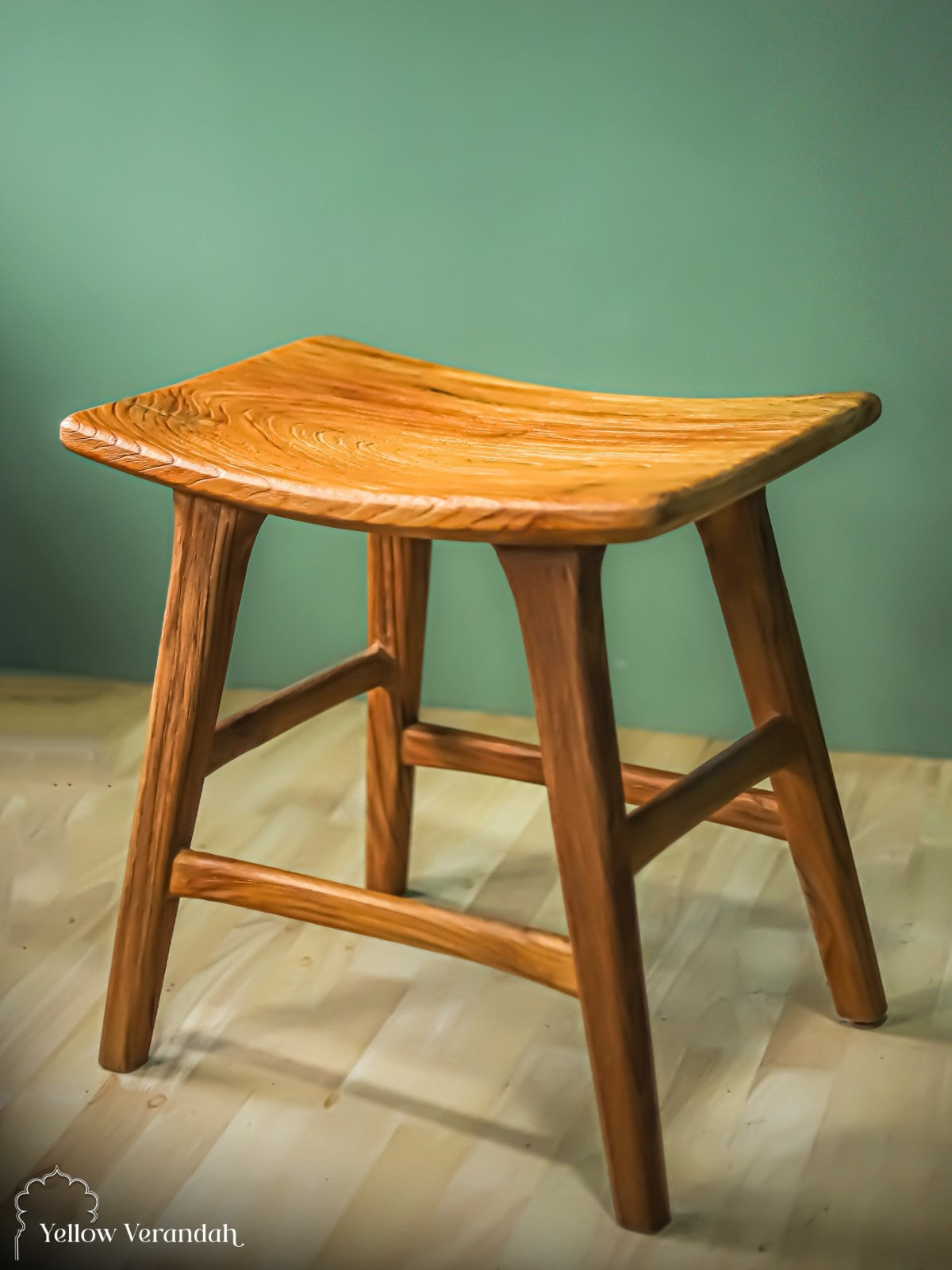 Teakwood Raft Stool For Sitting – Yellow Verandah