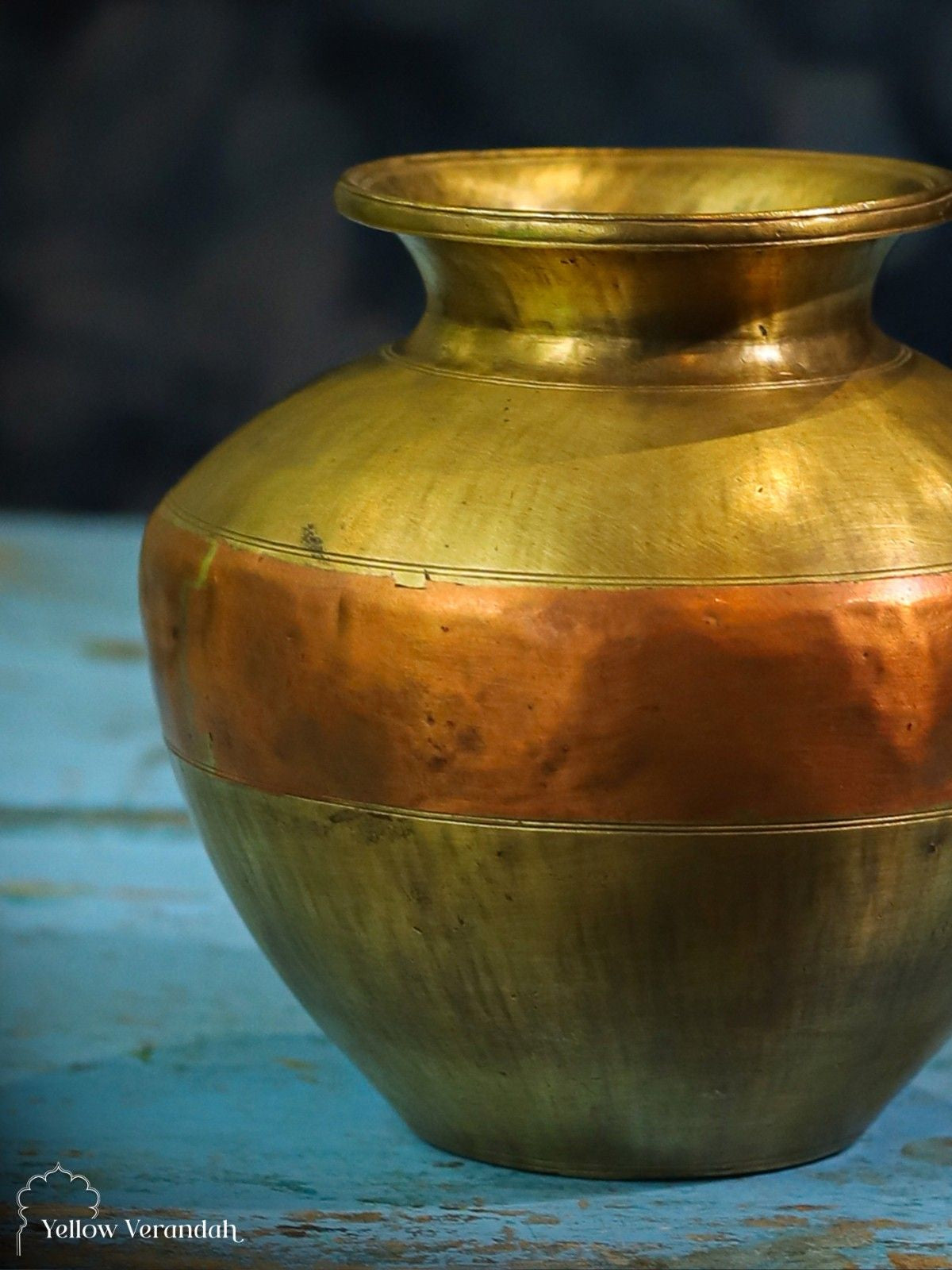 Vintage Brass Pot