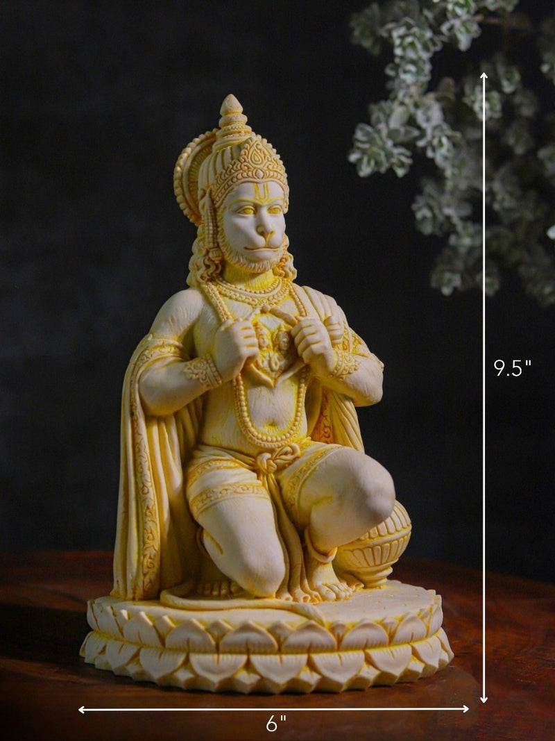 Hanuman Sculpture - Marble God Statue