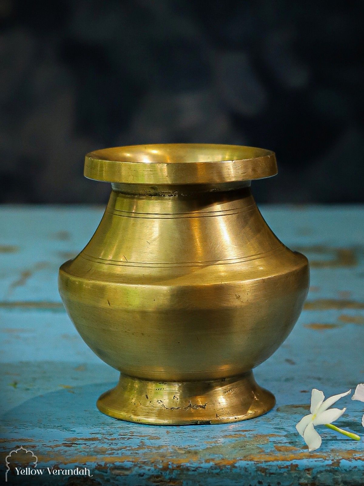 Vintage Brass Pot