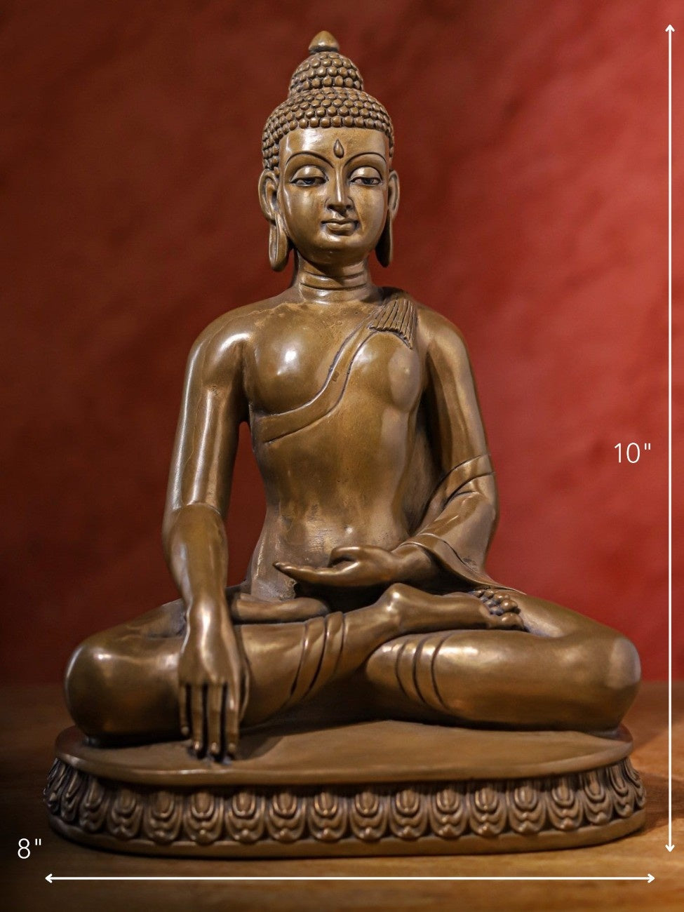 Brass Buddha Sculpture