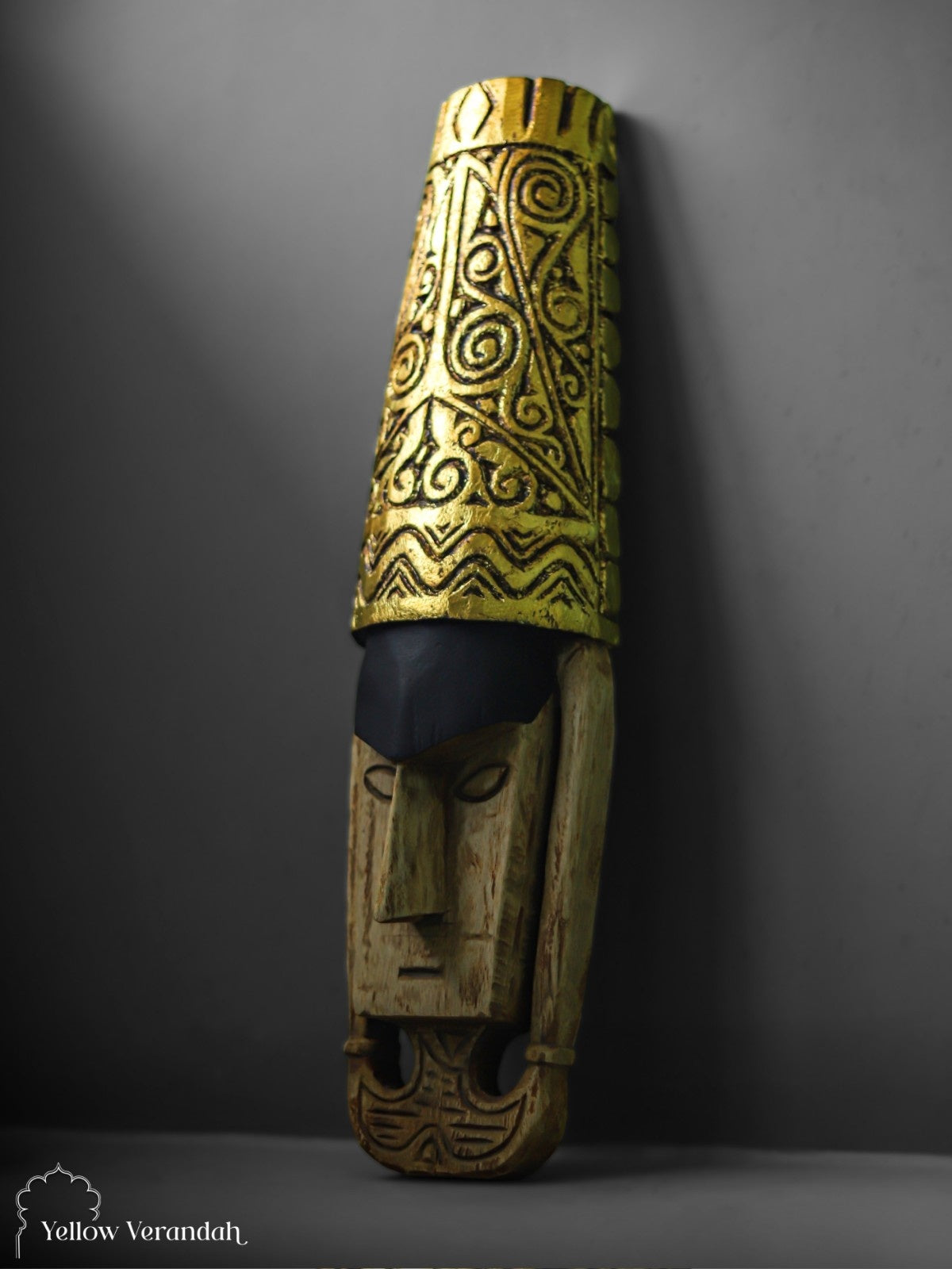 African Wooden Totem Wall Art