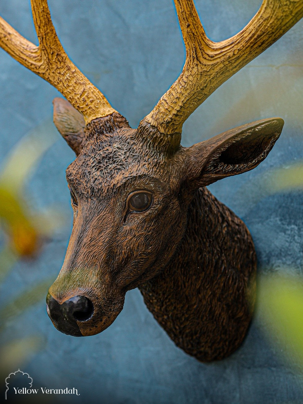 Regal Deer Head Wall Sculpture