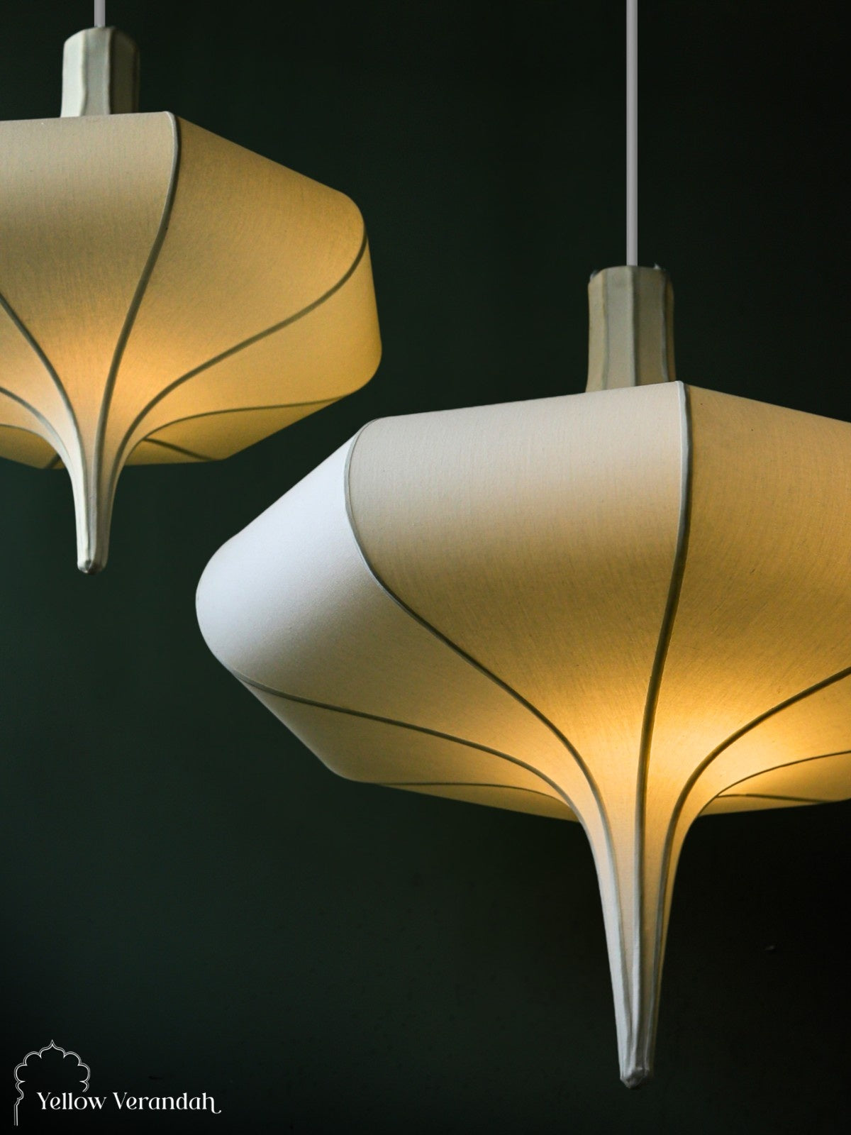 Onion Pendant Lights - Set of 2