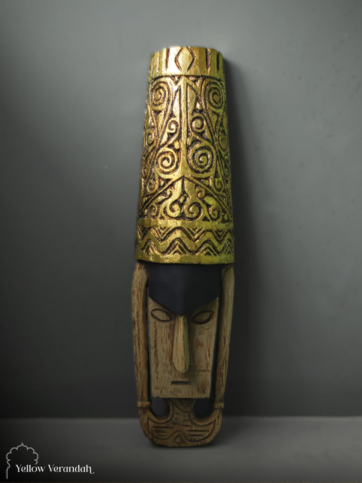 African Wooden Totem Wall Art