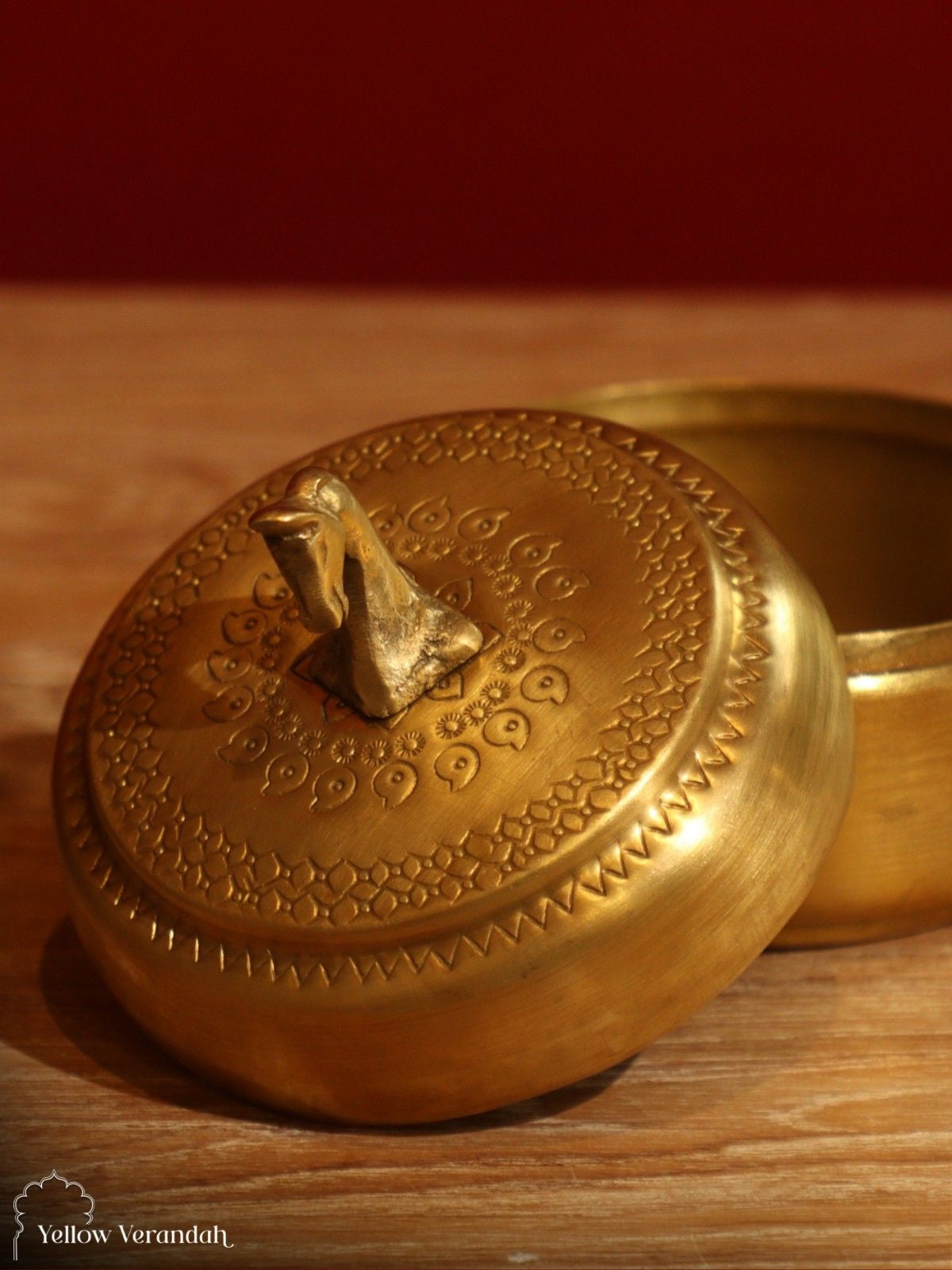 Vintage Brass Paan Box