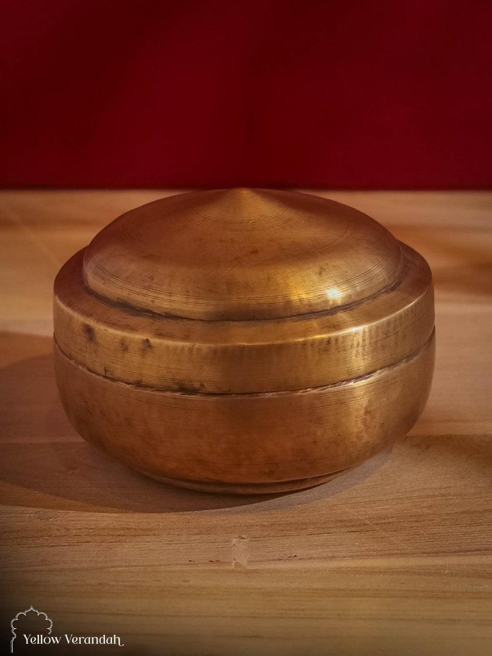 Vintage Brass Box With Lid