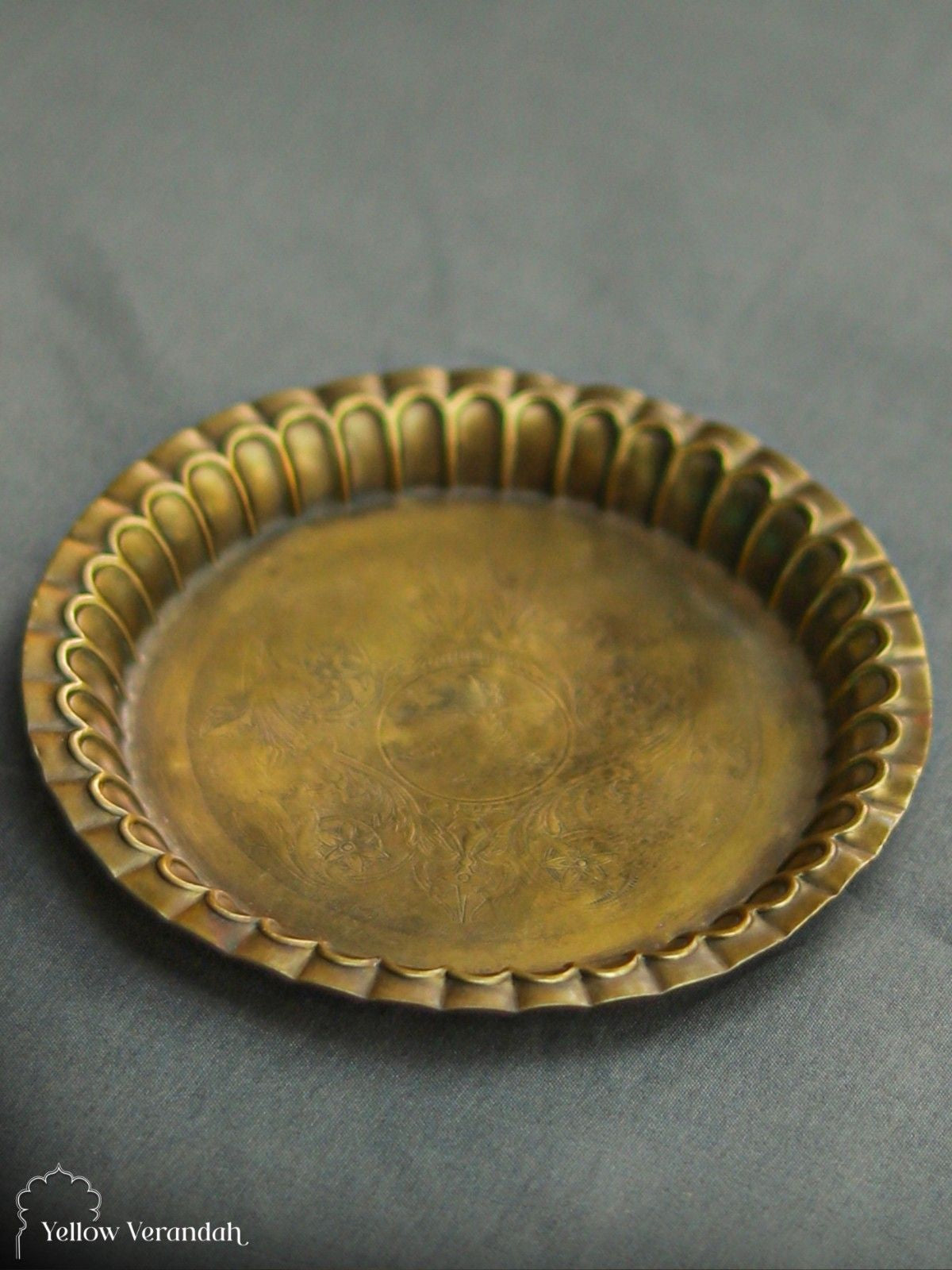 Vintage Brass Plate - 5"