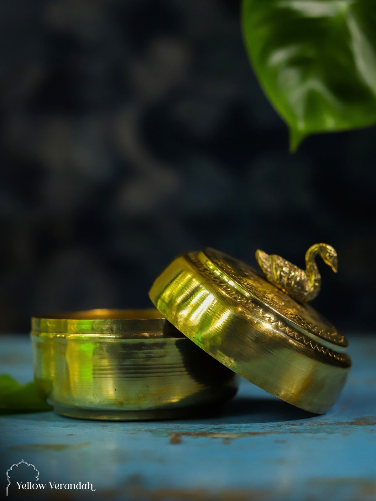 Vintage Brass Paan Box