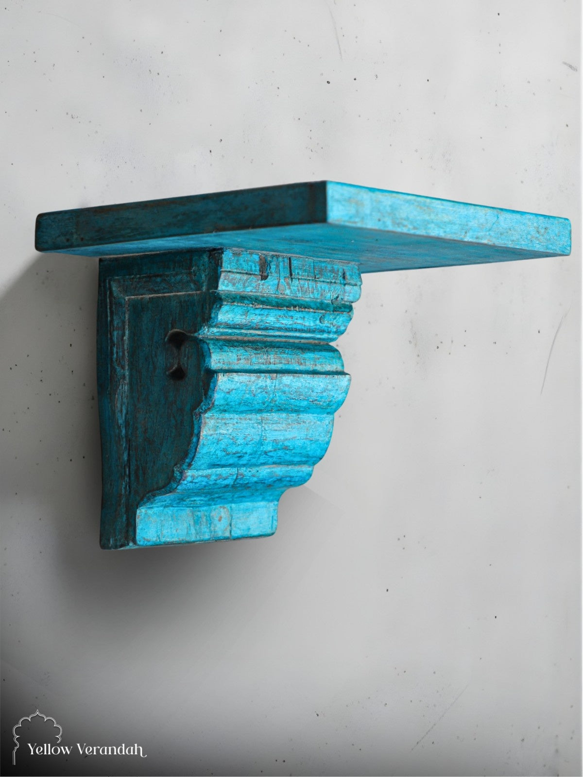 Antique Wooden Bracket Wall Shelf