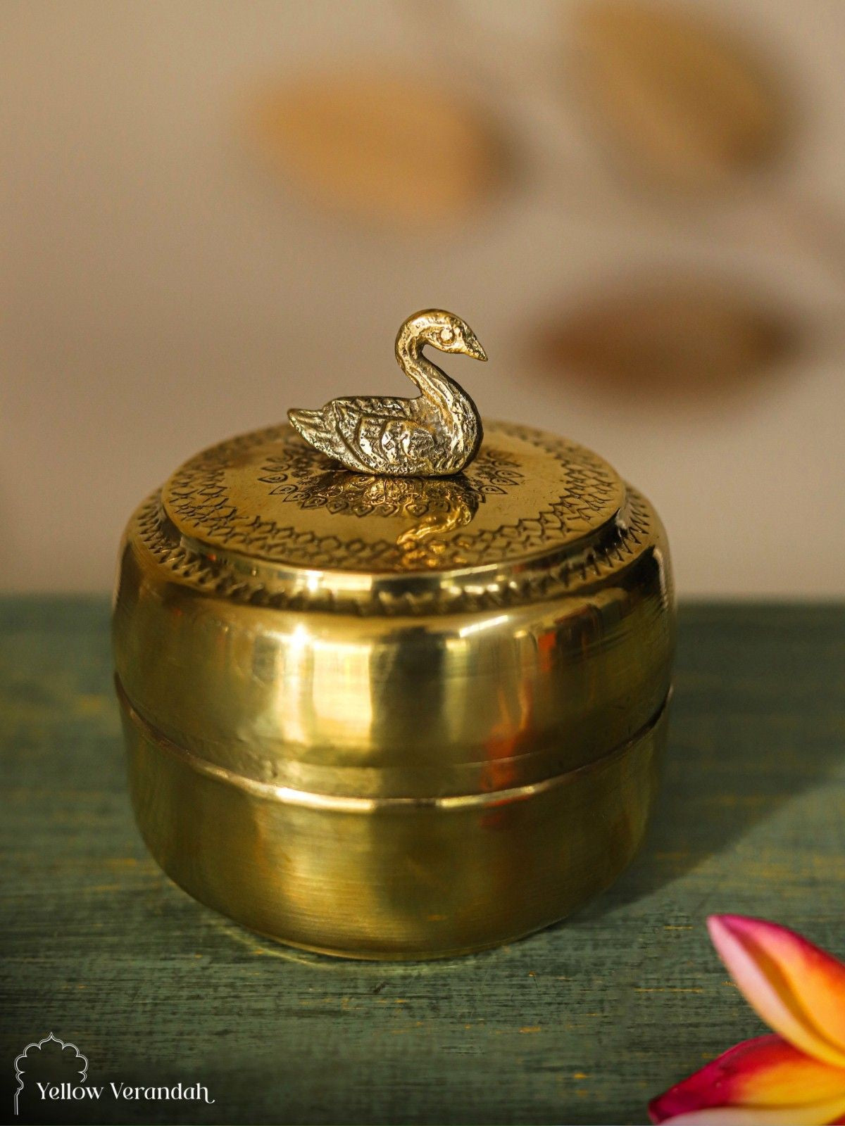 Vintage Brass Paan Box