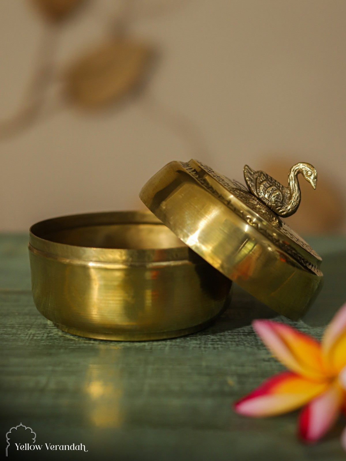 Vintage Brass Paan Box