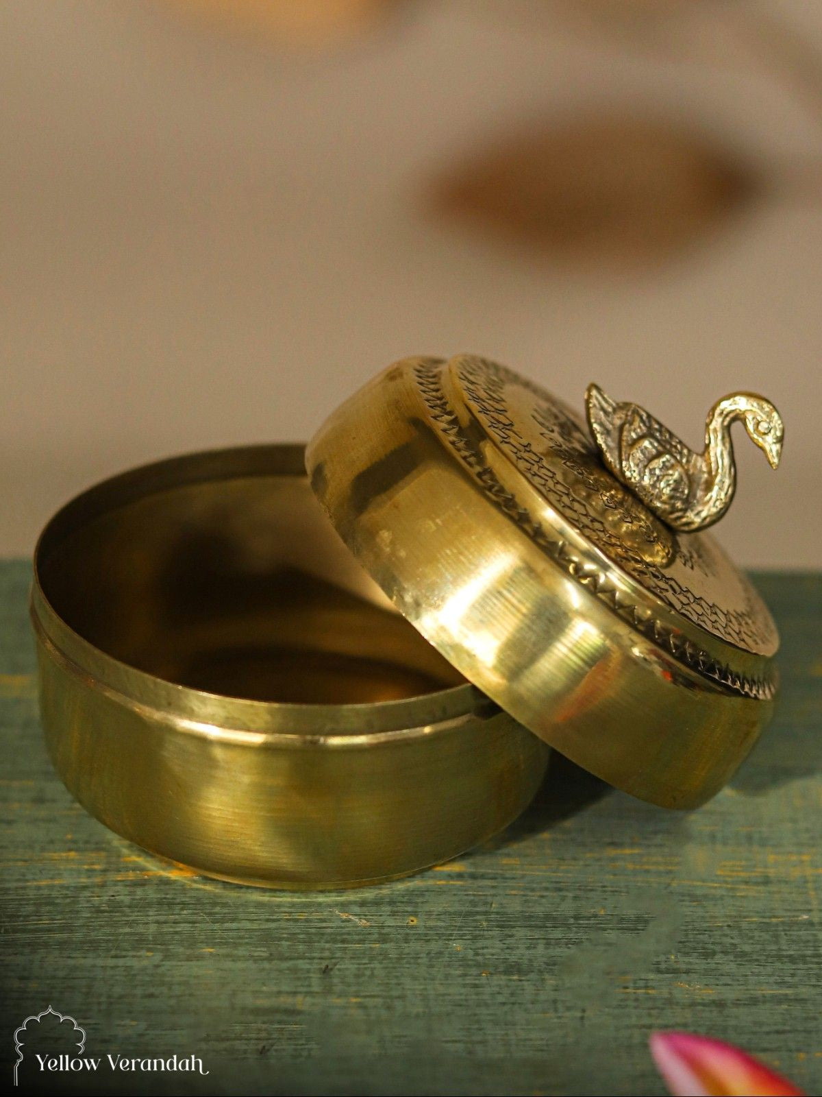 Vintage Brass Paan Box