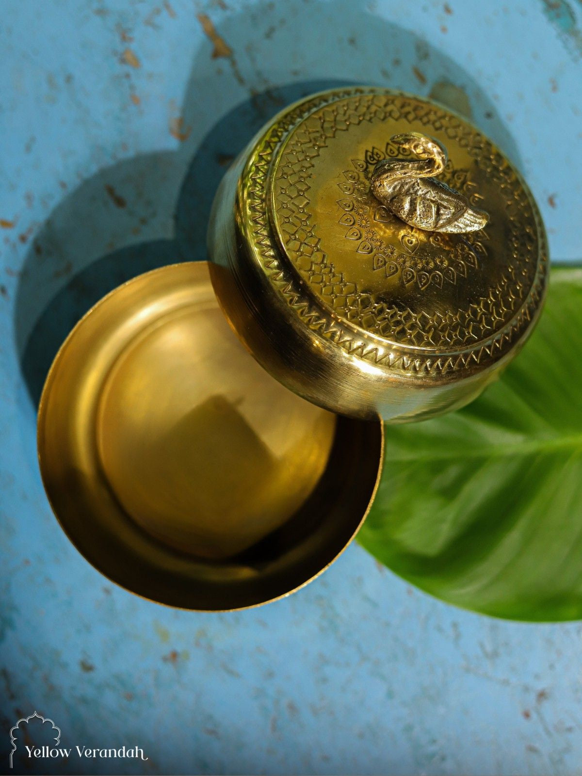 Vintage Brass Paan Box