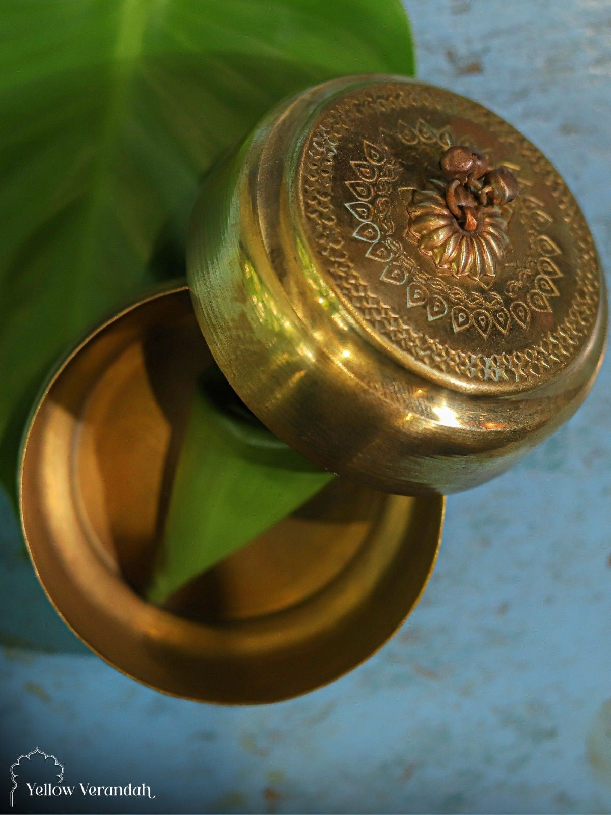 Vintage Brass Paan Box