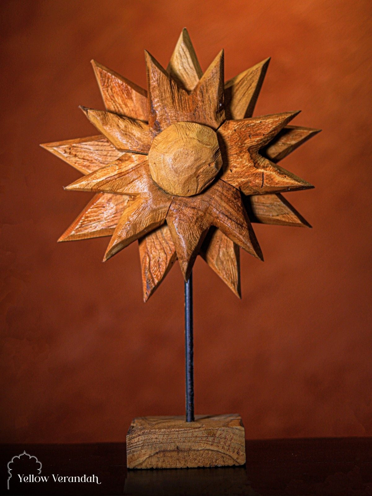 Drifted Wood Flower Decor - Dia 20"