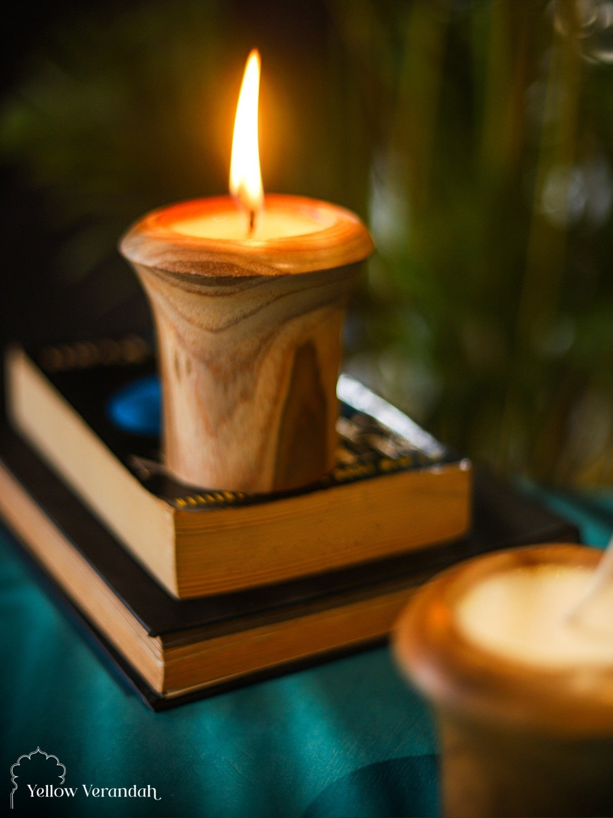 Wooden Aroma Candle - 3.5"
