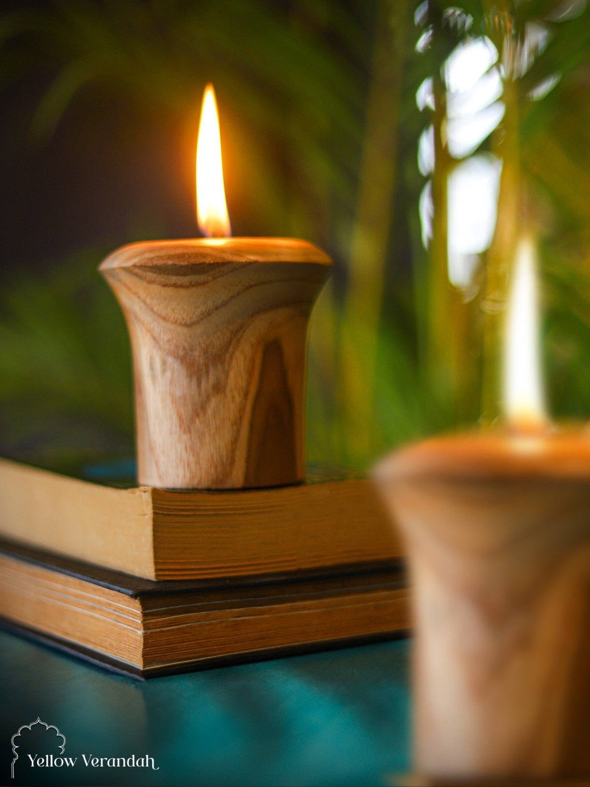 Wooden Aroma Candle - 3.5"