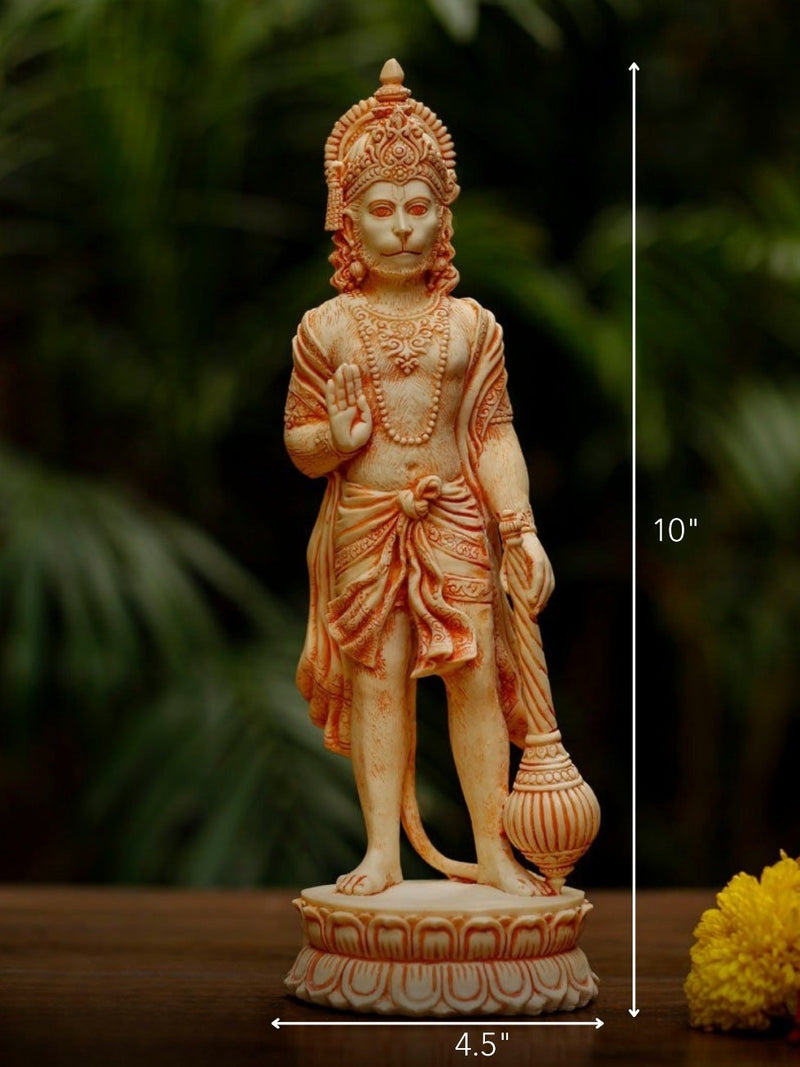 Hanuman Sculpture - Marble God Statue