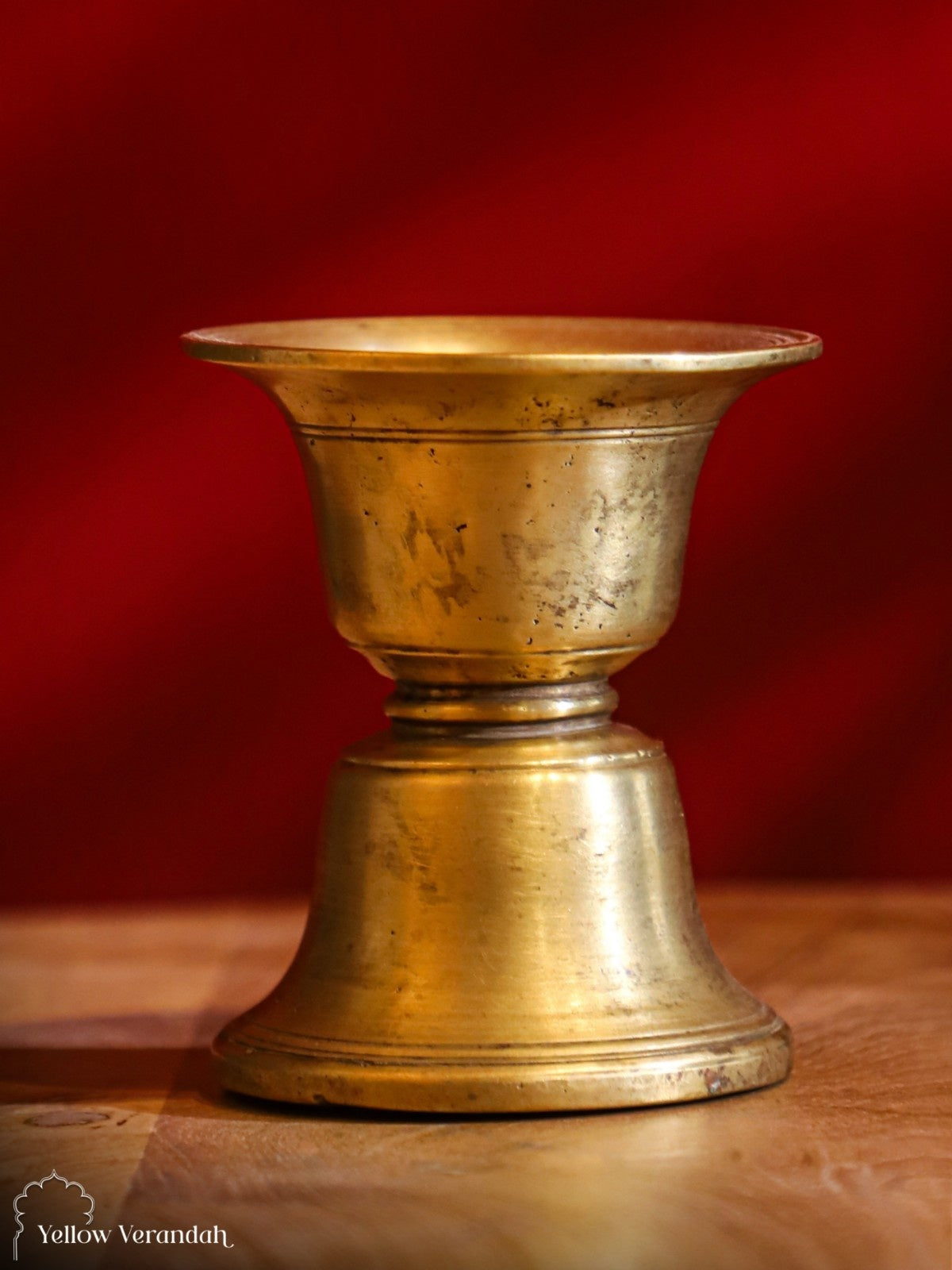 Vintage Brass Candle Stand