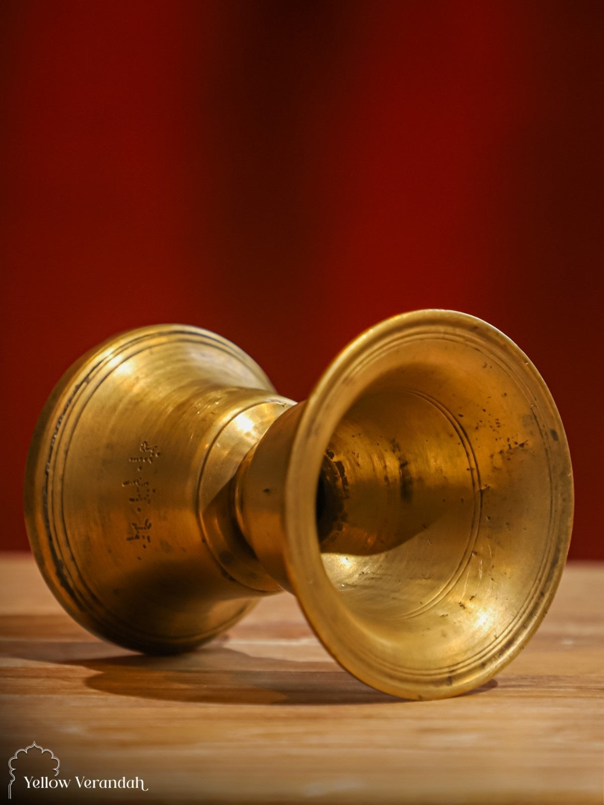 Vintage Brass Candle Stand