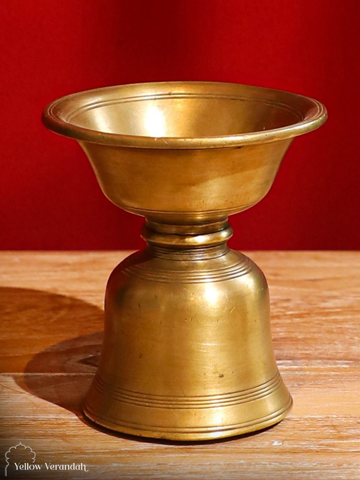 Vintage Brass Candle Stand