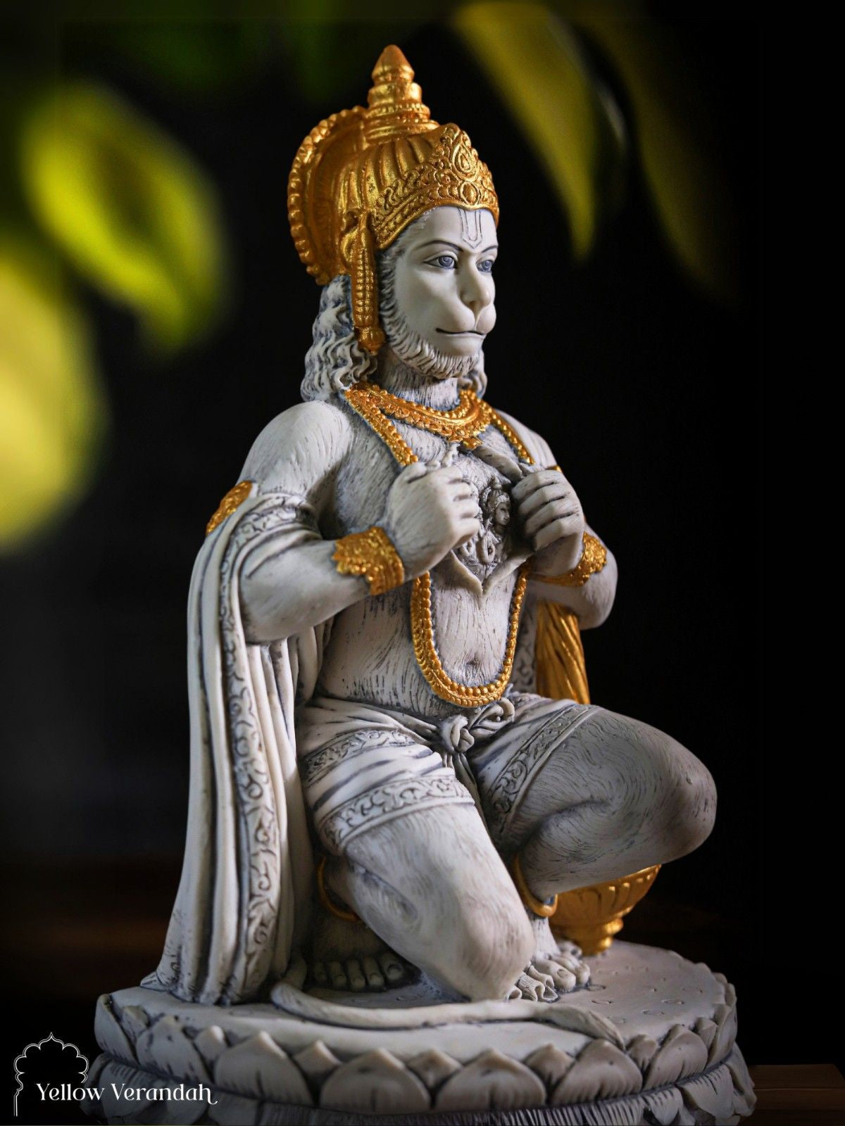 Hanuman Sculpture - Marble God Statue