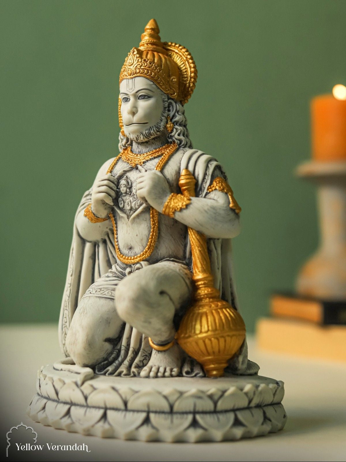Hanuman Sculpture - Marble God Statue
