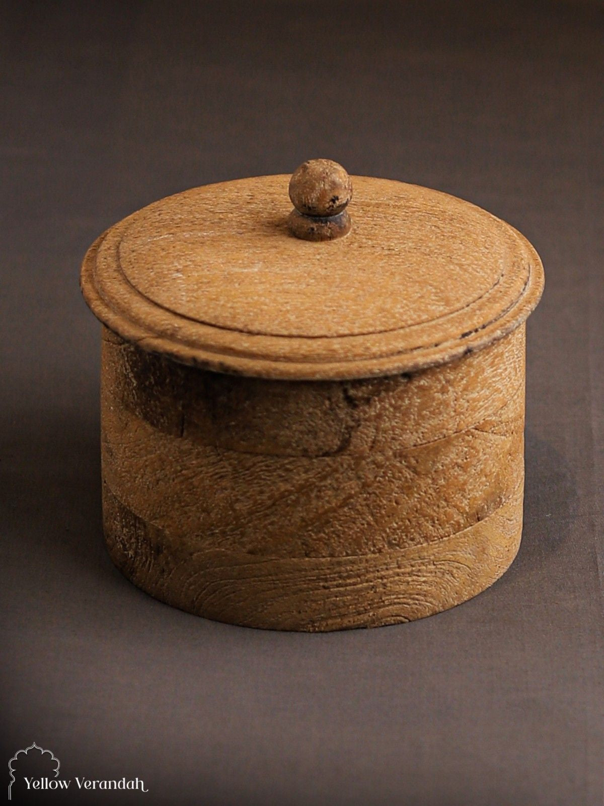 Vintage Wooden Trinket Box With Lid