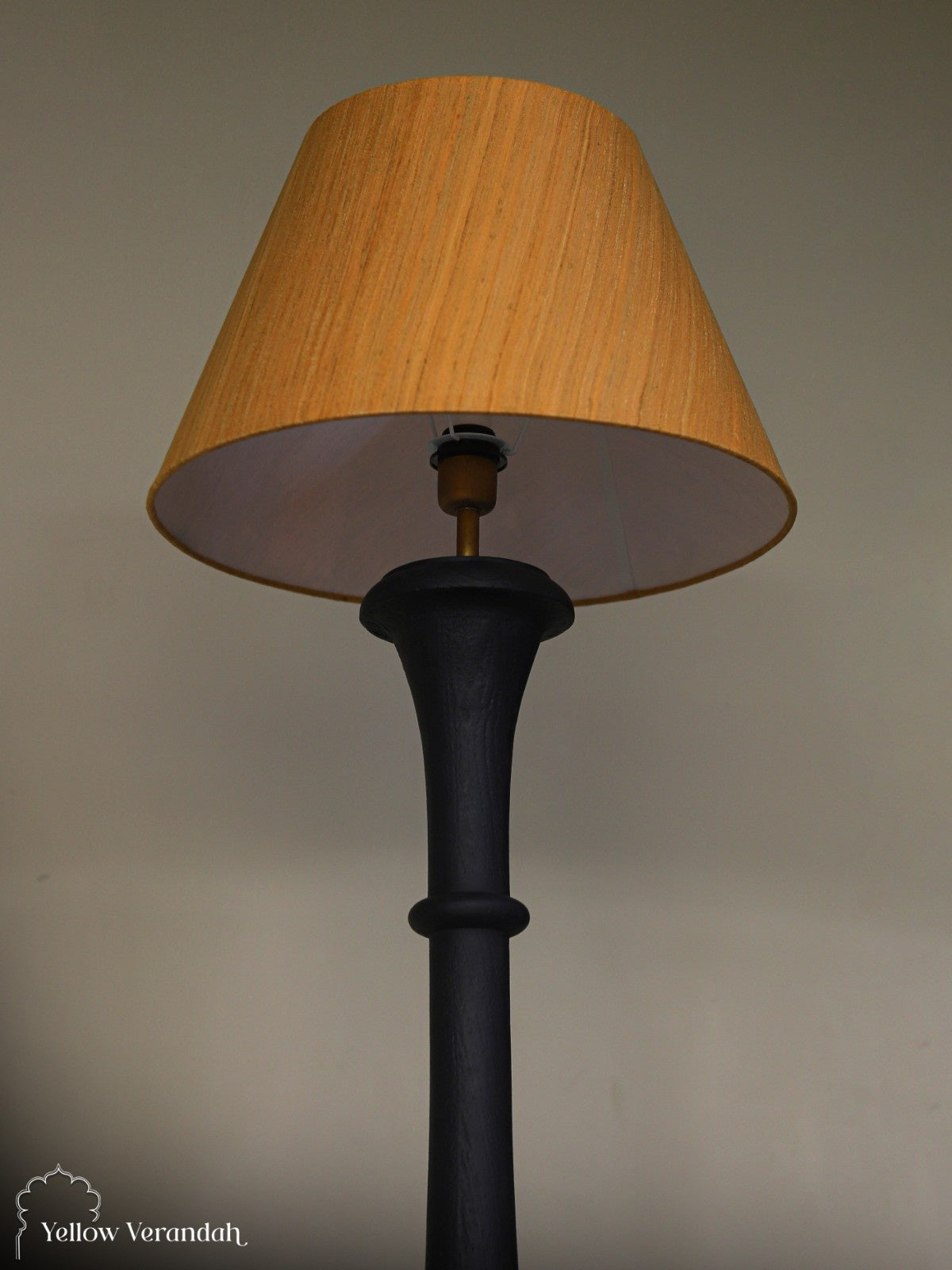 Turning Pillar Floor Lamp With Shade