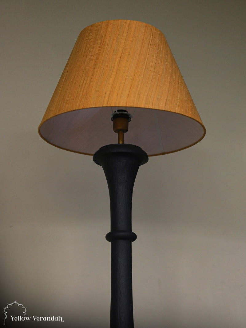 Turning Pillar Floor Lamp With Shade