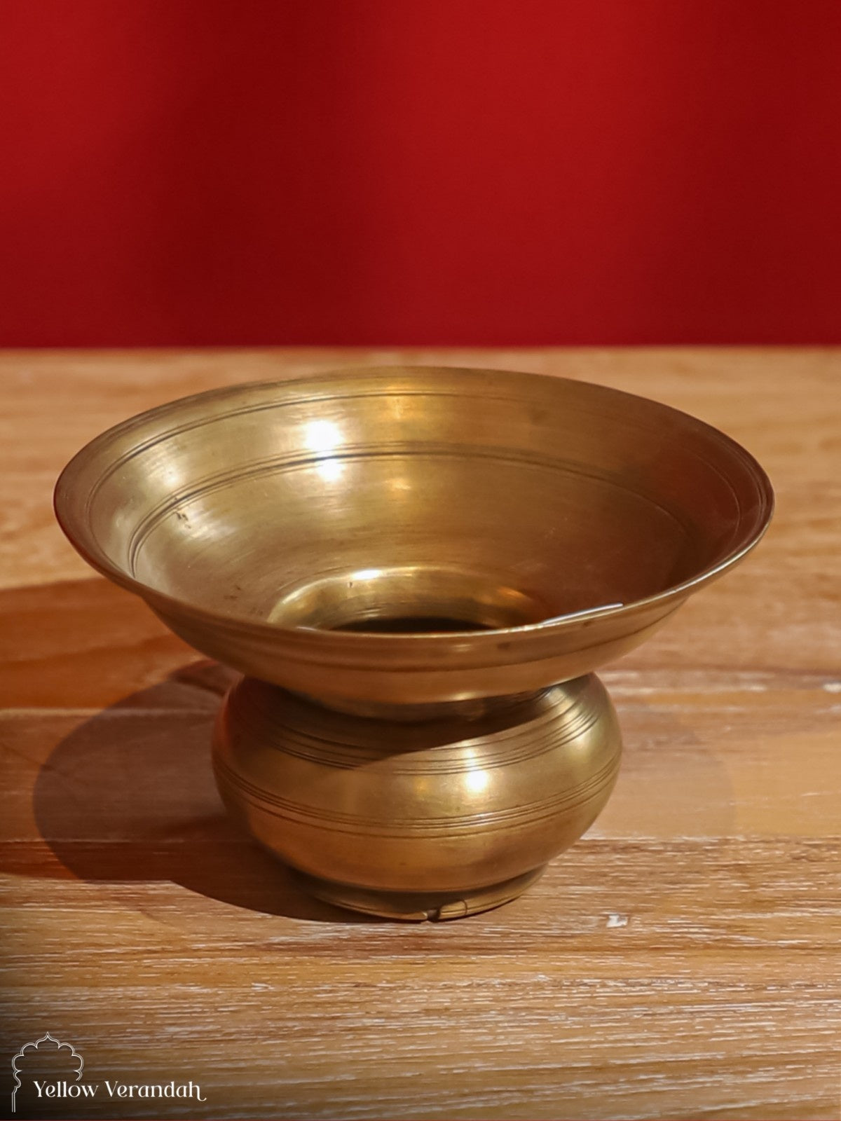 Vintage Brass Candle Stand