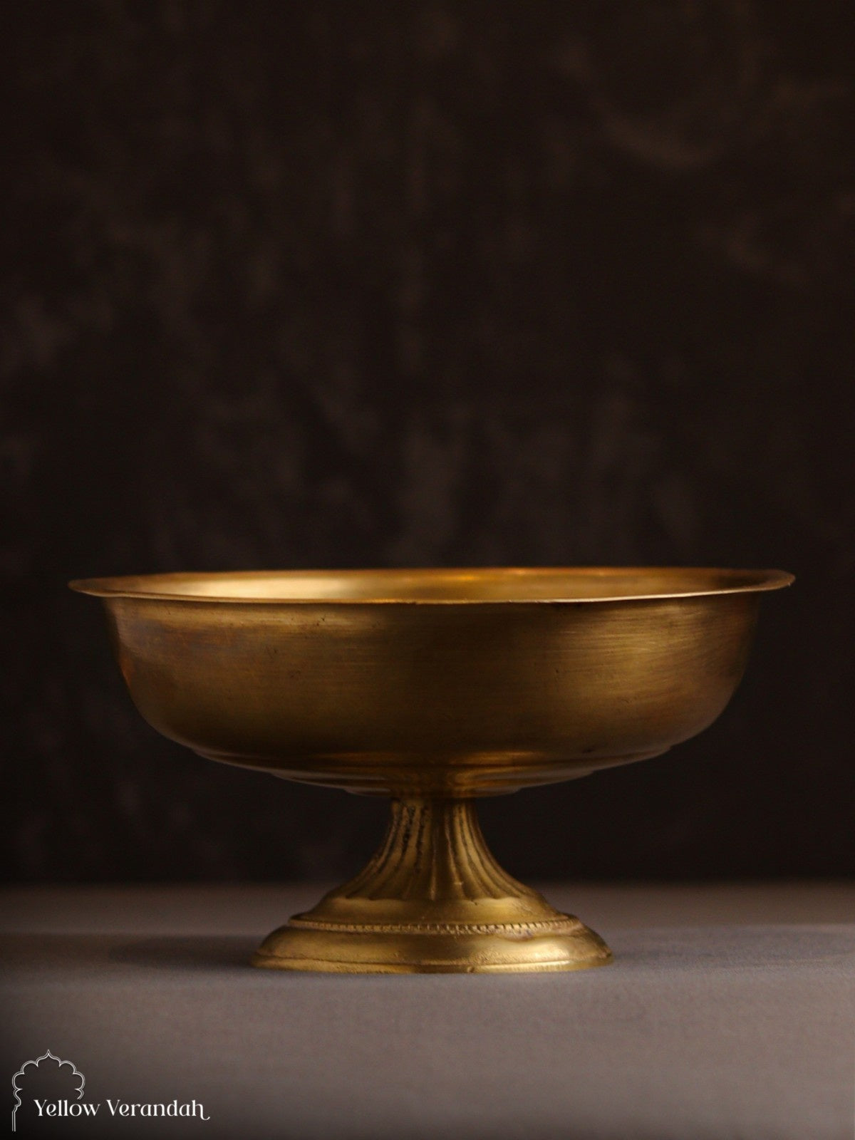 Vintage Brass Carving Planter