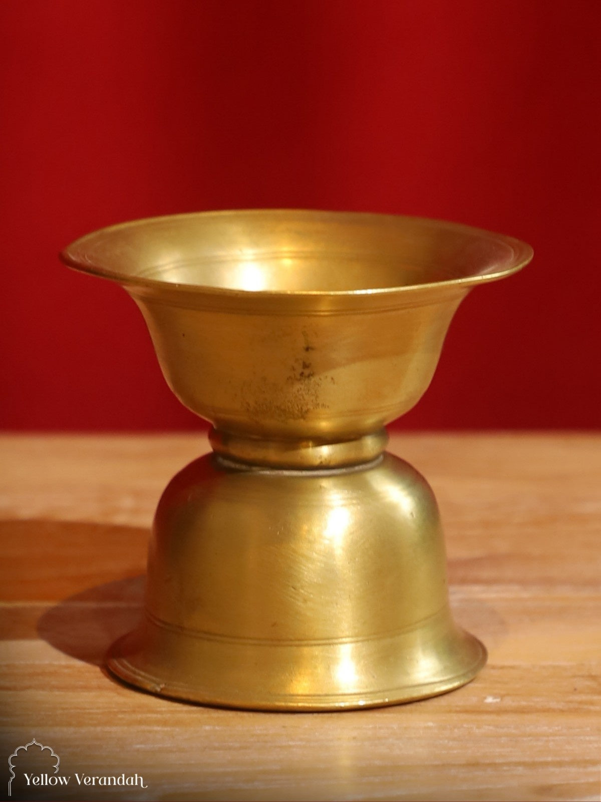 Vintage Brass Candle Stand