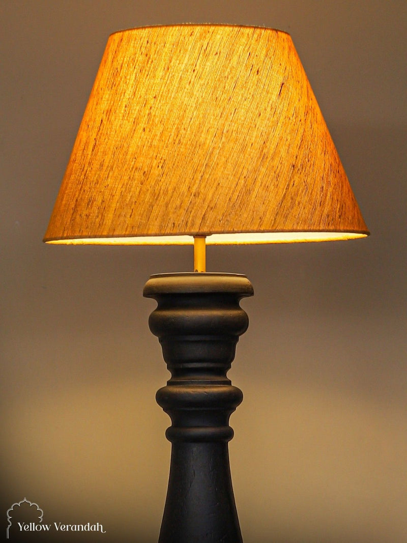 Turning Pillar Floor Lamp With Shade