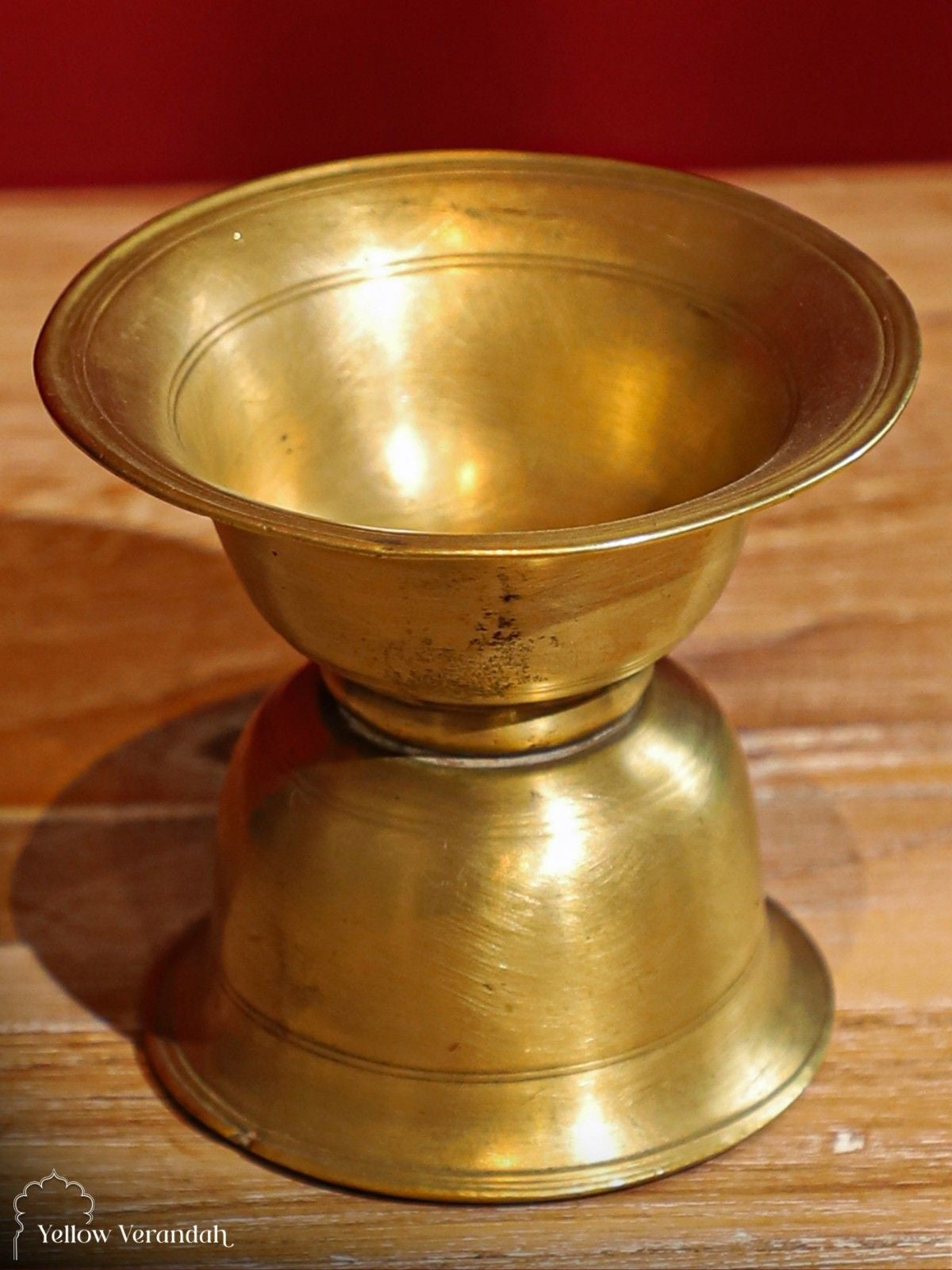 Vintage Brass Candle Stand