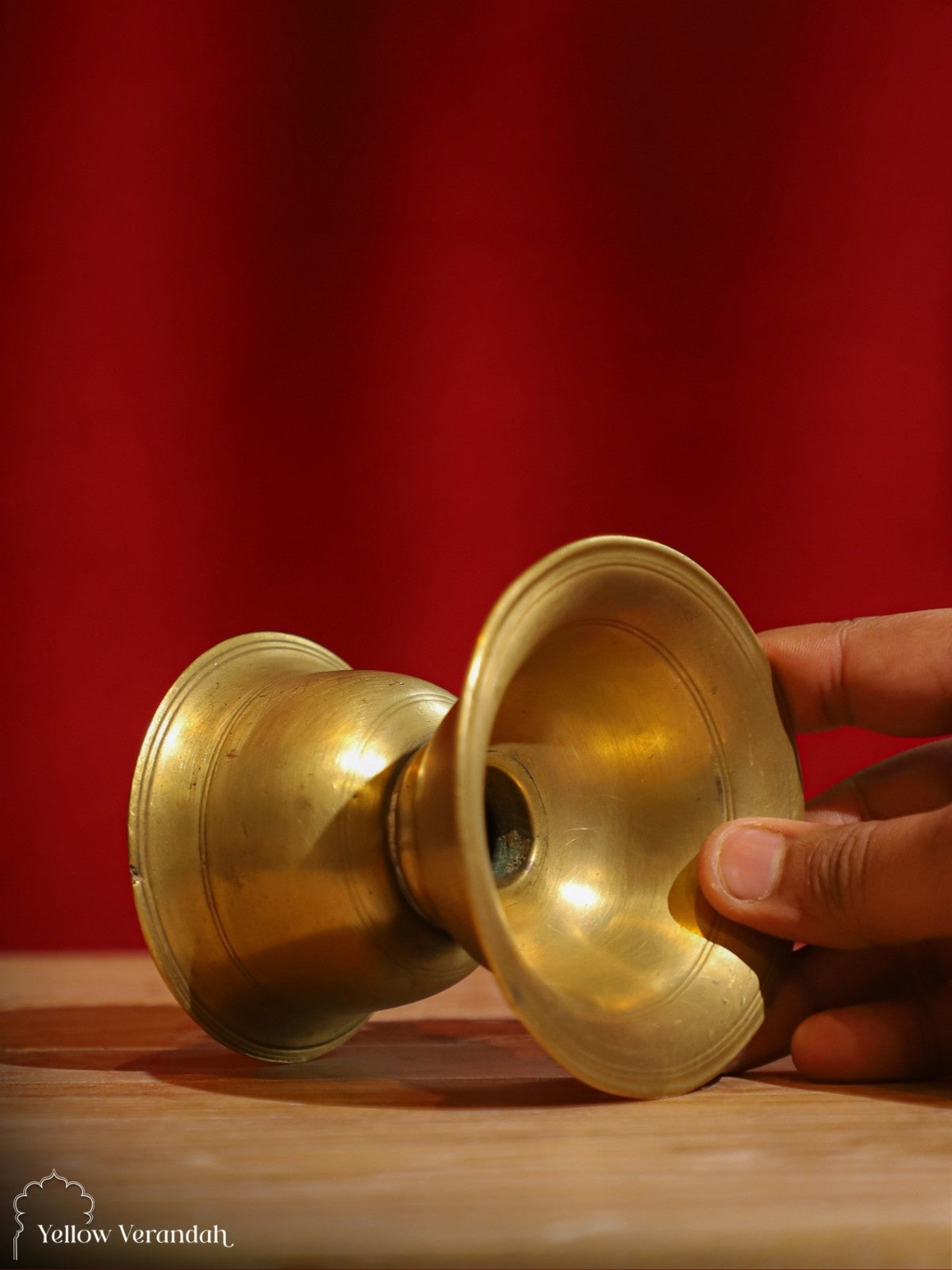 Vintage Brass Candle Stand