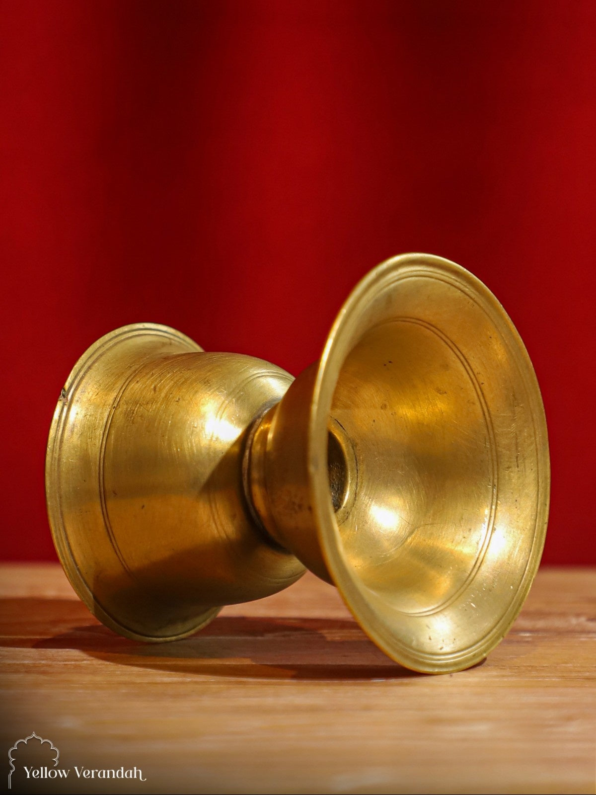 Vintage Brass Candle Stand