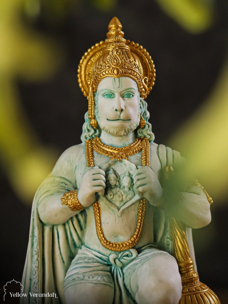 Hanuman Sculpture - Marble God Statue