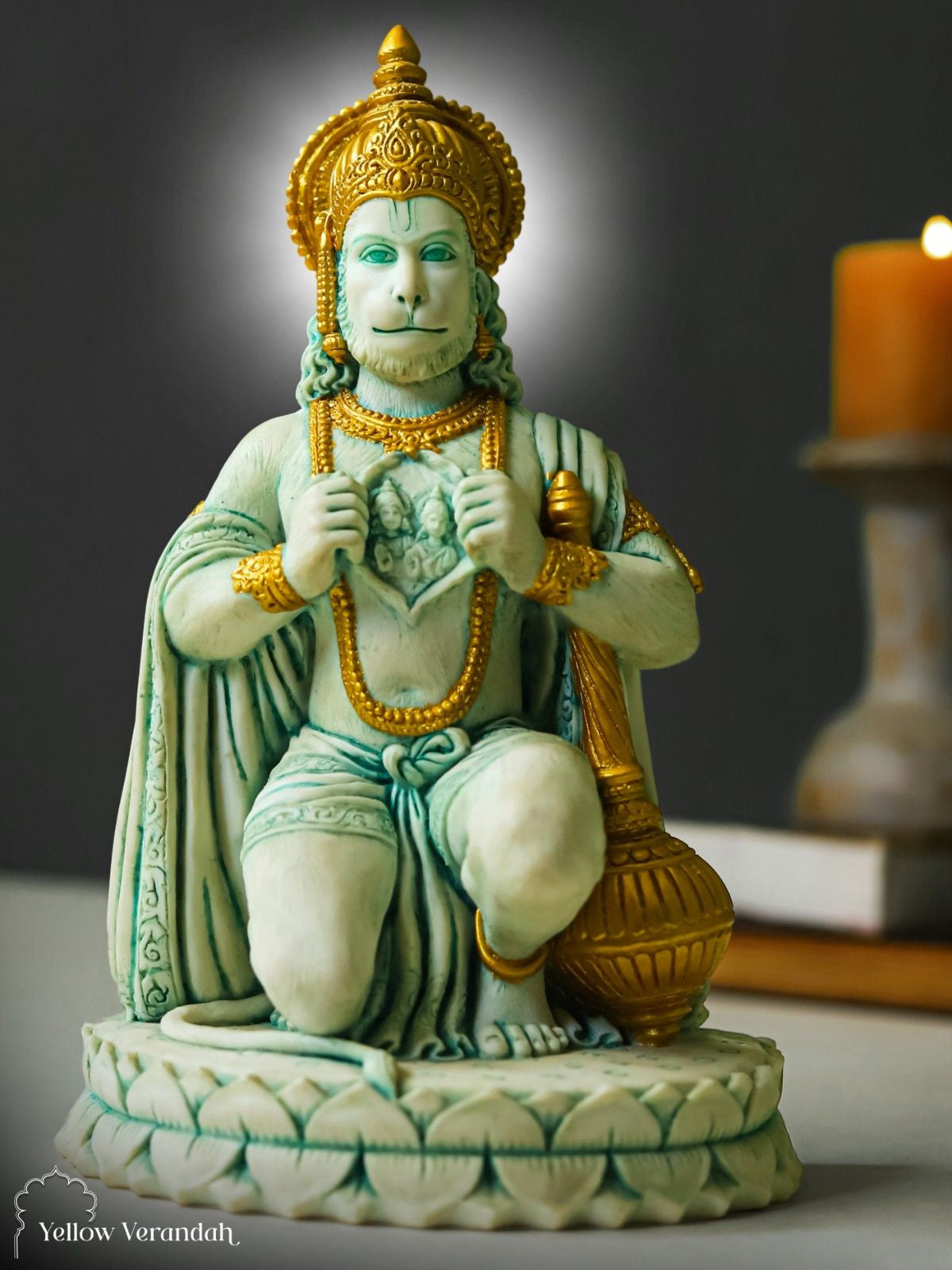 Hanuman Sculpture - Marble God Statue