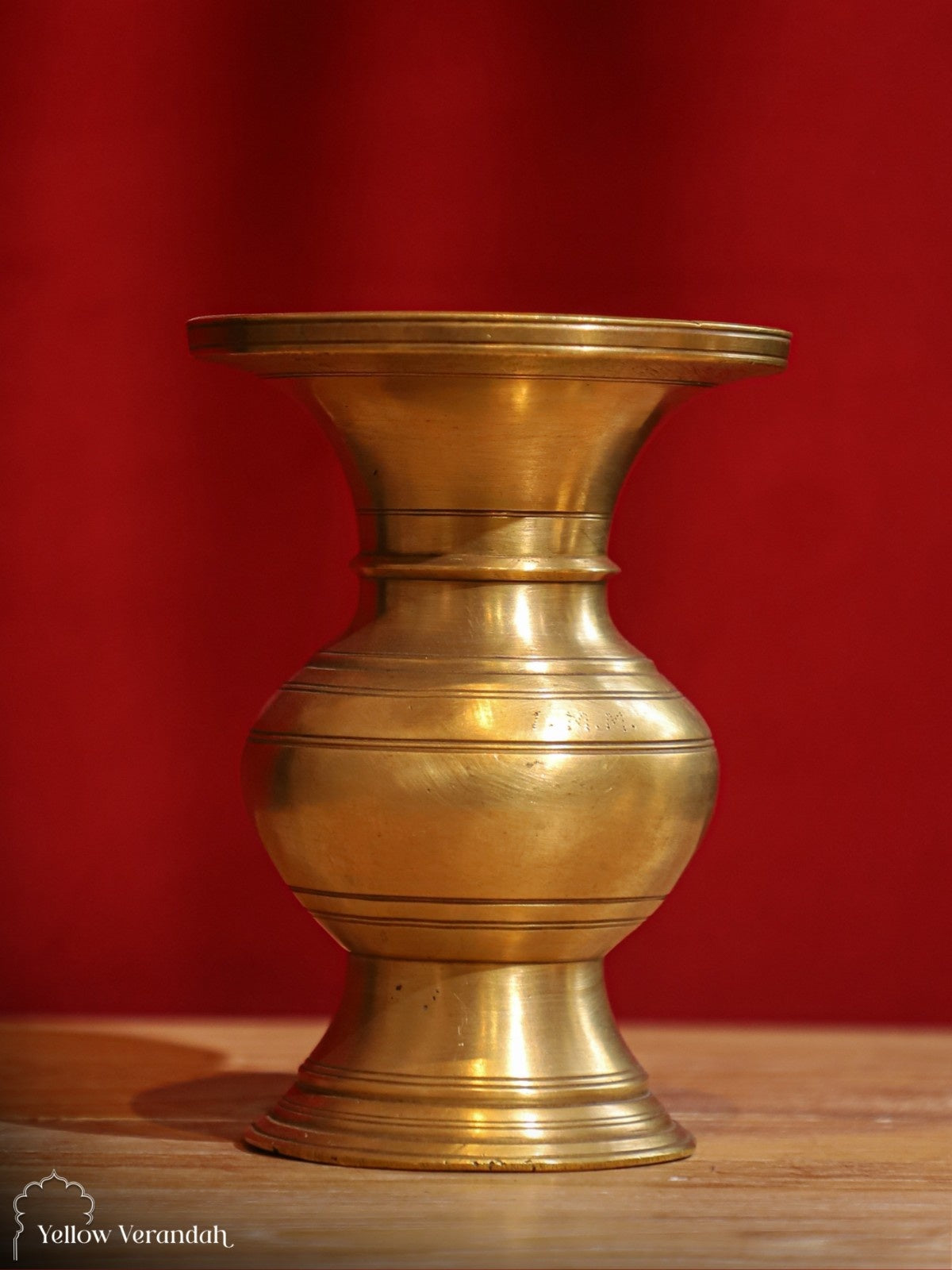 Vintage Brass Flower Vase